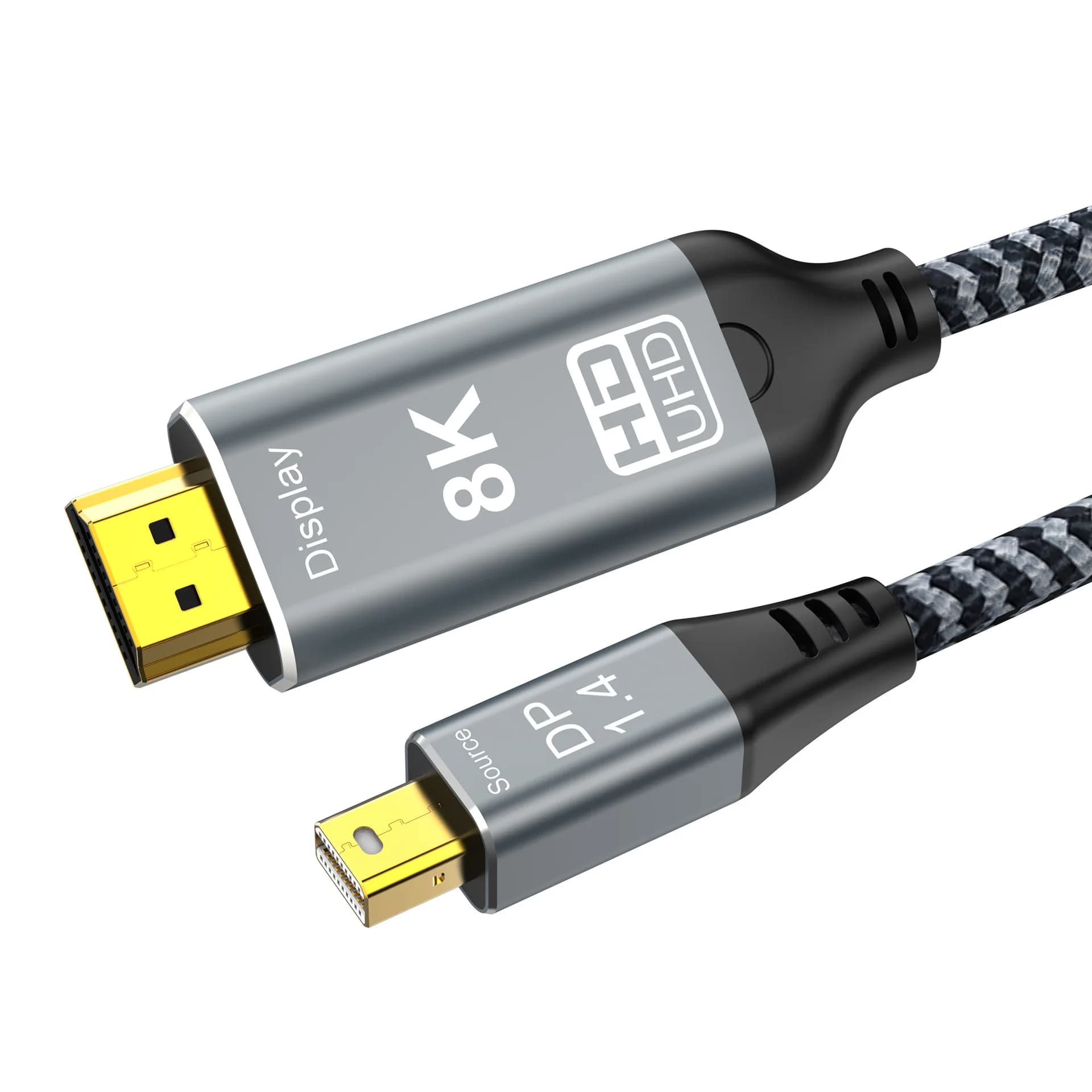 Cavo 8K Mini DP a HDMI 2.1 8K60Hz 4K120Hz 48Gbps per MacBook Air/Pro iMac Mac Surface Pro Thunderbolt 1/2 Mini Display Port