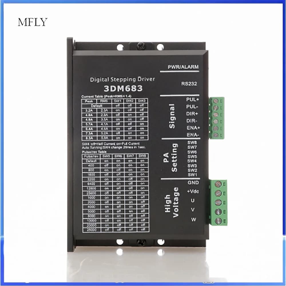 3-phase 3DM580 18-50VDC 1.0-8.0A 3-phase motor driver for Co2 laser engraving machines