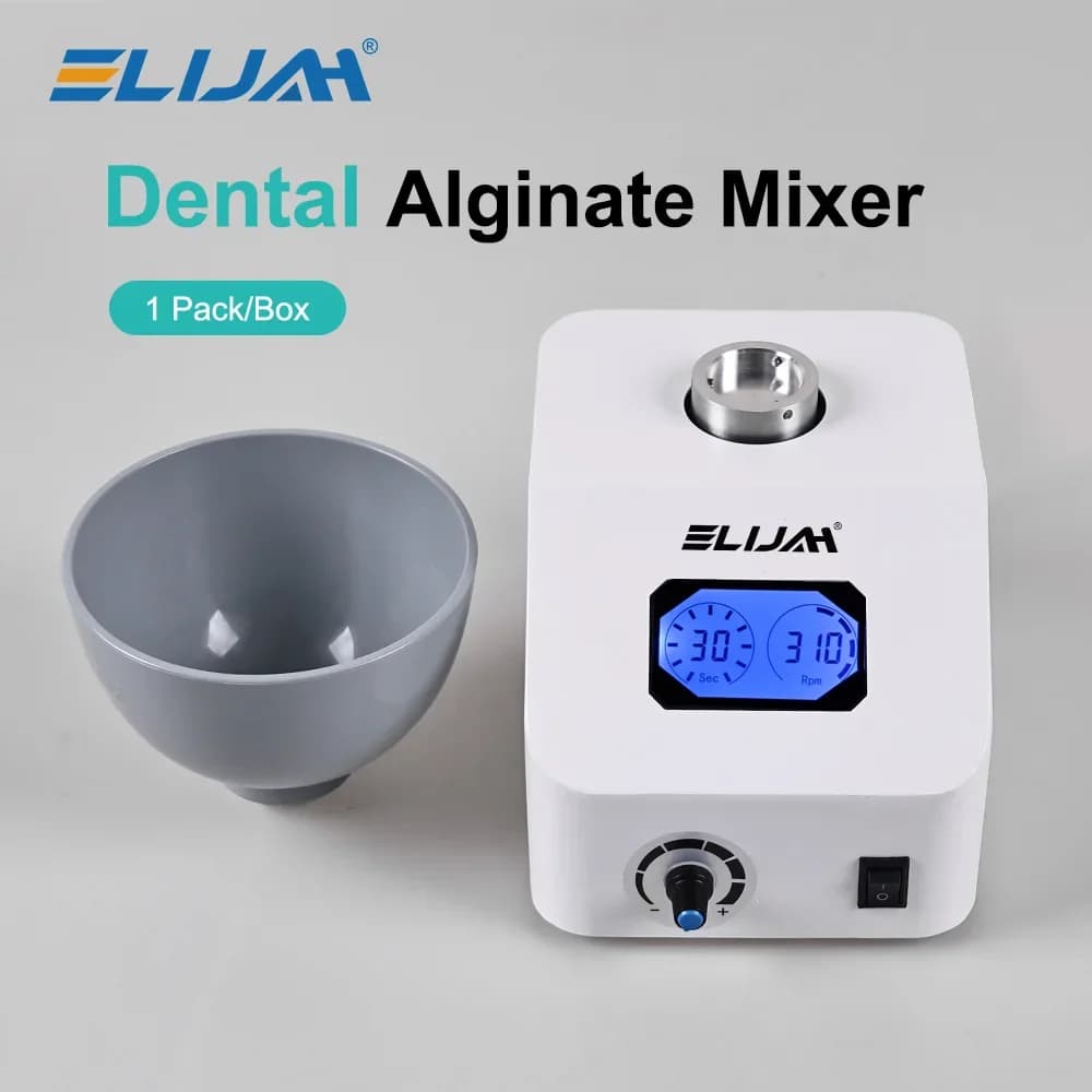 ELIJAH Miscelatore per molatura di materiali per impronte dentali Frullatore per materiali di alginato Miscelatore automatico di alginato Attrezzatura da laboratorio per dentisti