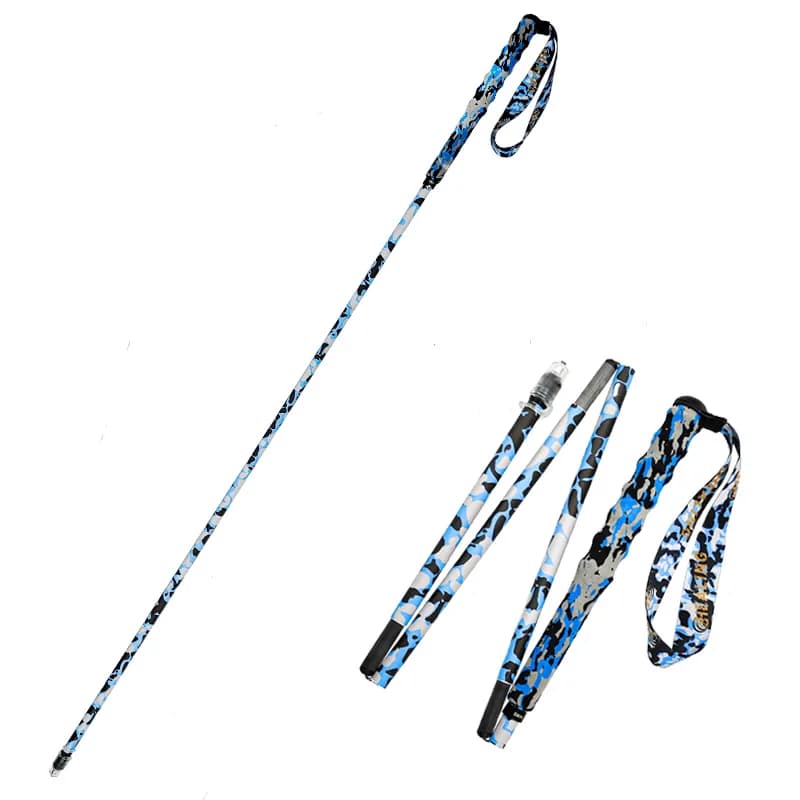 4-Section Aluminum+Carbon Fiber Trekking Poles-Modern Lightweight Durable Adjustable Length For Hiking/Mountaineering |