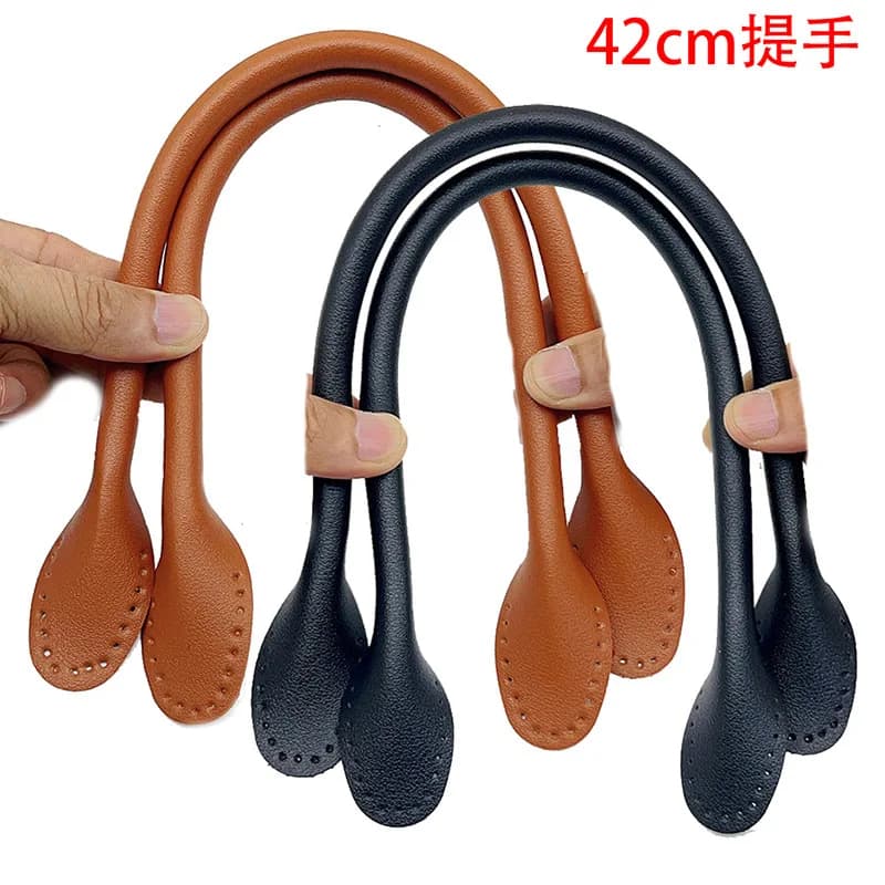 Maniglia per borsa di ricambio in pelle PU da 42 cm Cintura per borsa staccabile Confezione regalo fai da te Maniglia per tracolla Accessori per borse a fascia