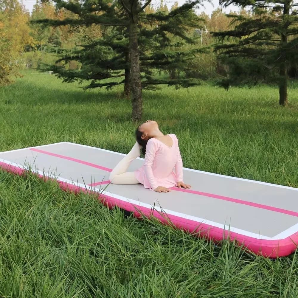 Vendita calda! 3m 4m 5m Tappetini da ginnastica Gonfiabile Air Track Yoga Mat Ginnastica Tumble Airtrack Ginnastica Air Floor per bambini