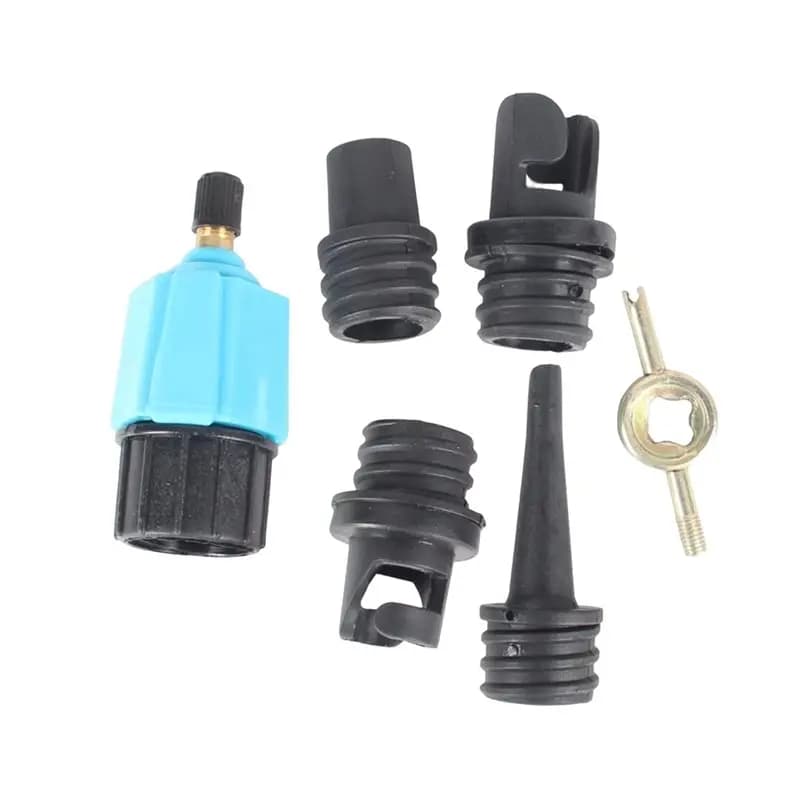 【ESSERTEZZO PER I VIAGGI】Adattatore per valvola dell'aria per SUP, adattatore per valvola dell'aria per kayak gonfiabile, connettore multiplo, accessori per barche
