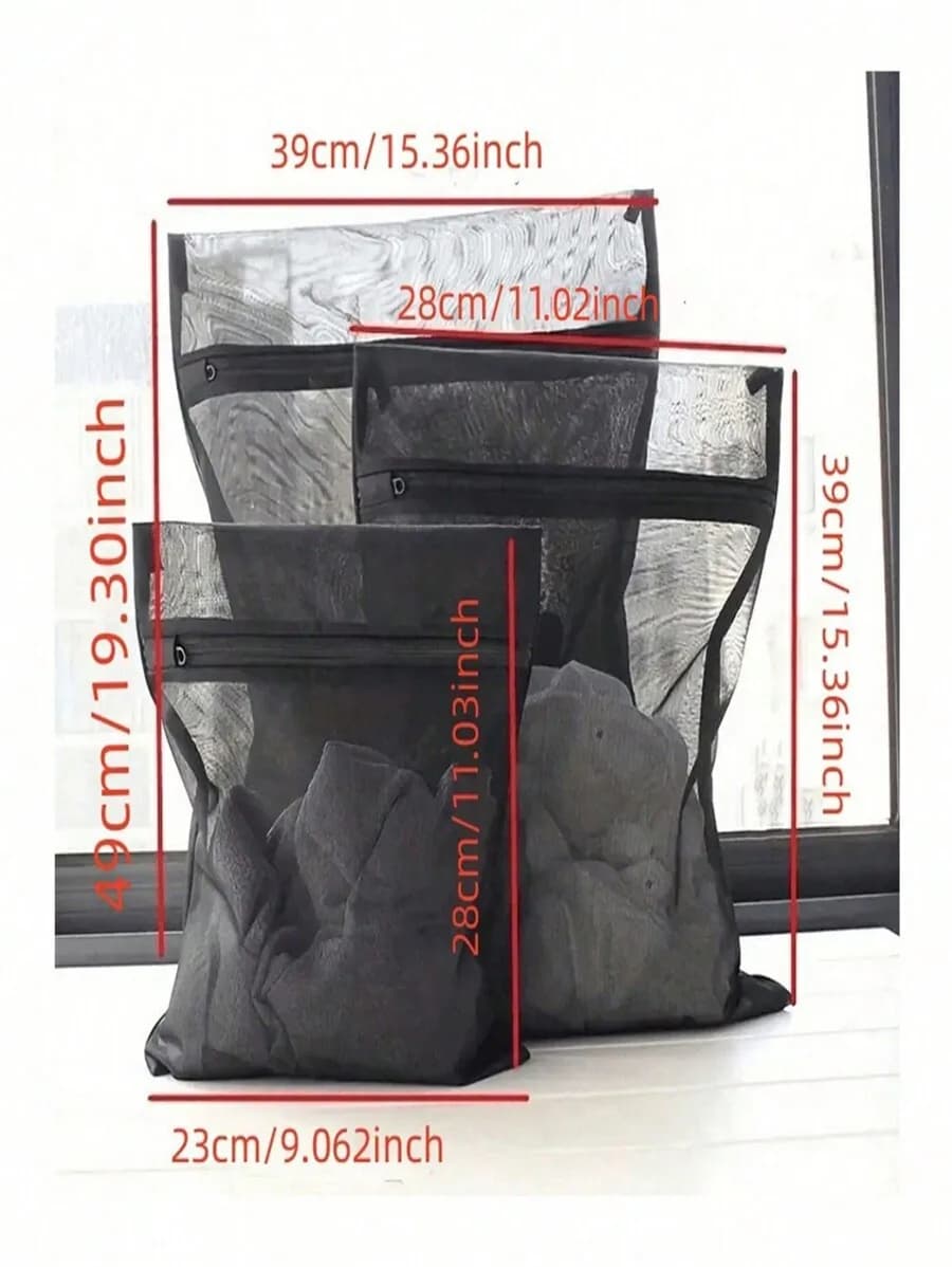 1PC Mesh Laundry Bag Thickened Washing Machine Protector For Bras Delicate Clothes Sweaters Socks Underwear Lingerie Gift For