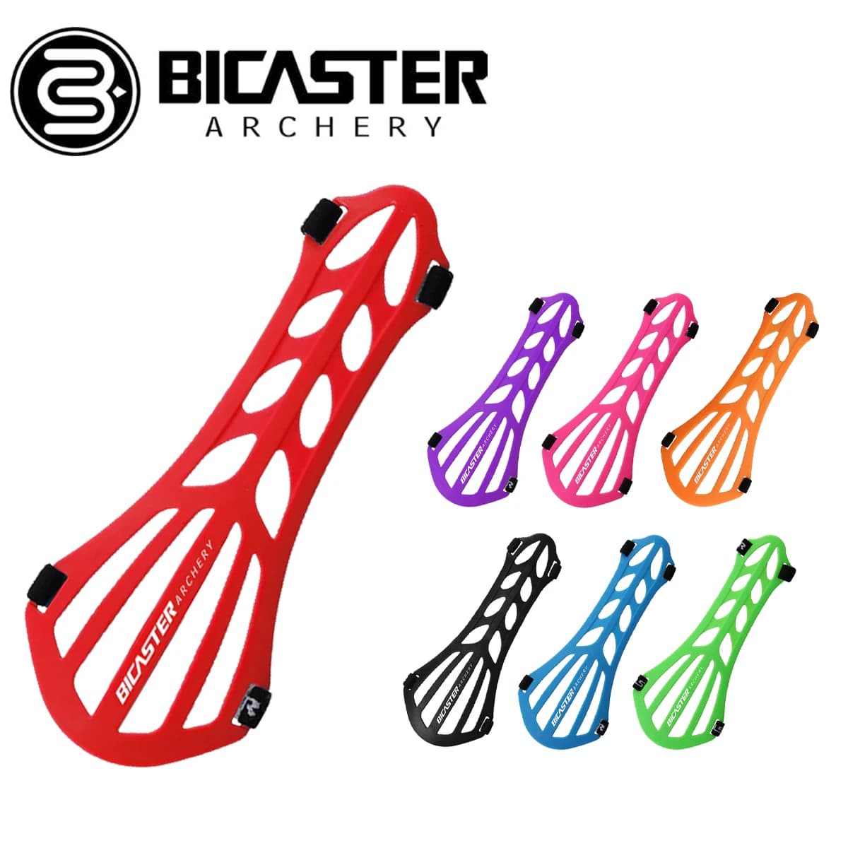 BICASTER ASA ARMGUARD Protezione per Avambraccio per Arco Ricurvo con Cinturino Regolabile, Accessori Professionali per Tiro con l'Arco