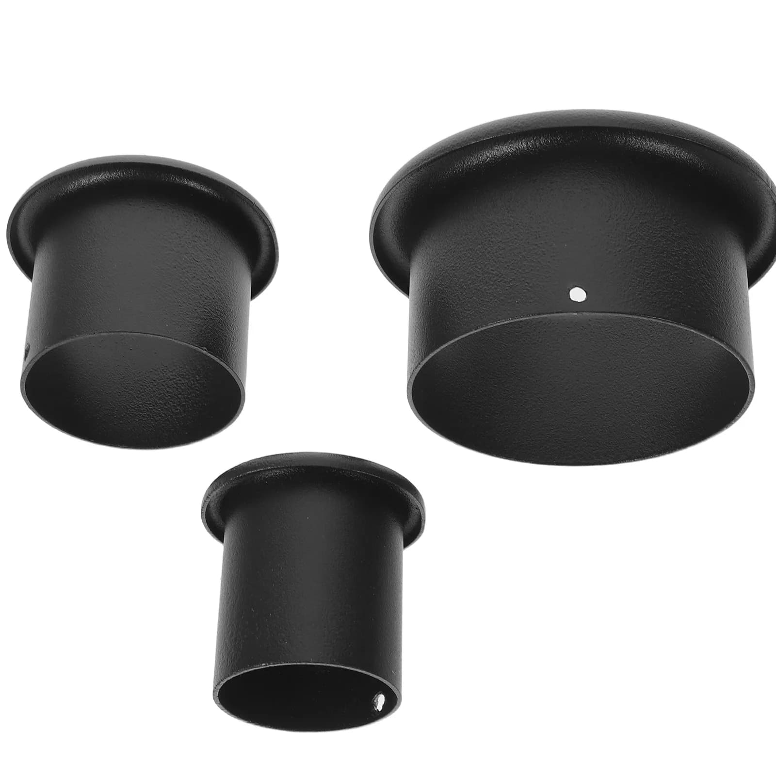 Set di 3 Organizzatori per Asciugacapelli in Acciaio Inox, Supporto per Piastra, Anello Portautensili per Styling, Stand per Asciugacapelli da Salone