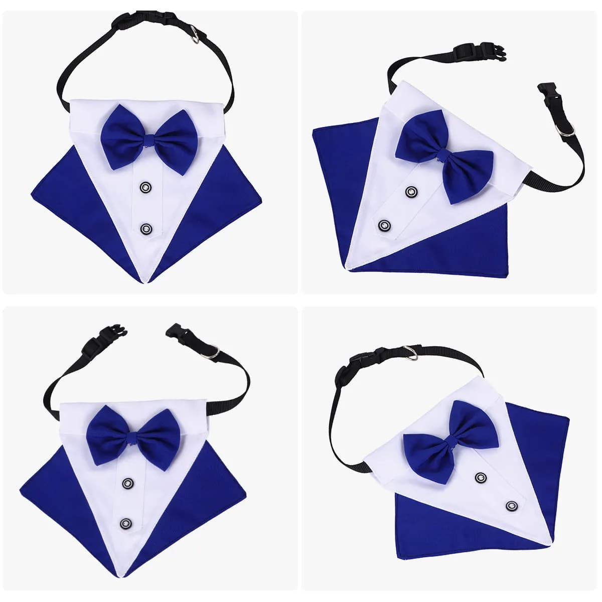 Set di 1 Bavaglino per Cani in Cotone, Bandana Triangolare, Collare Decorativo alla Moda per Cani e Cuccioli, per la Pulizia durante la Pastura