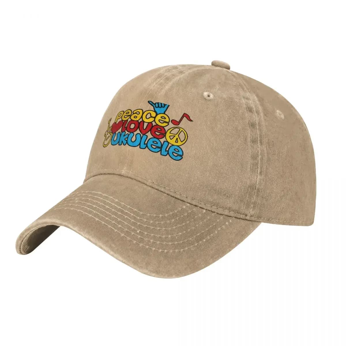 Ukulele Love Peace Baseball Cap tactical cap sailor cap for men Golf Hat hats for men For Men Women's