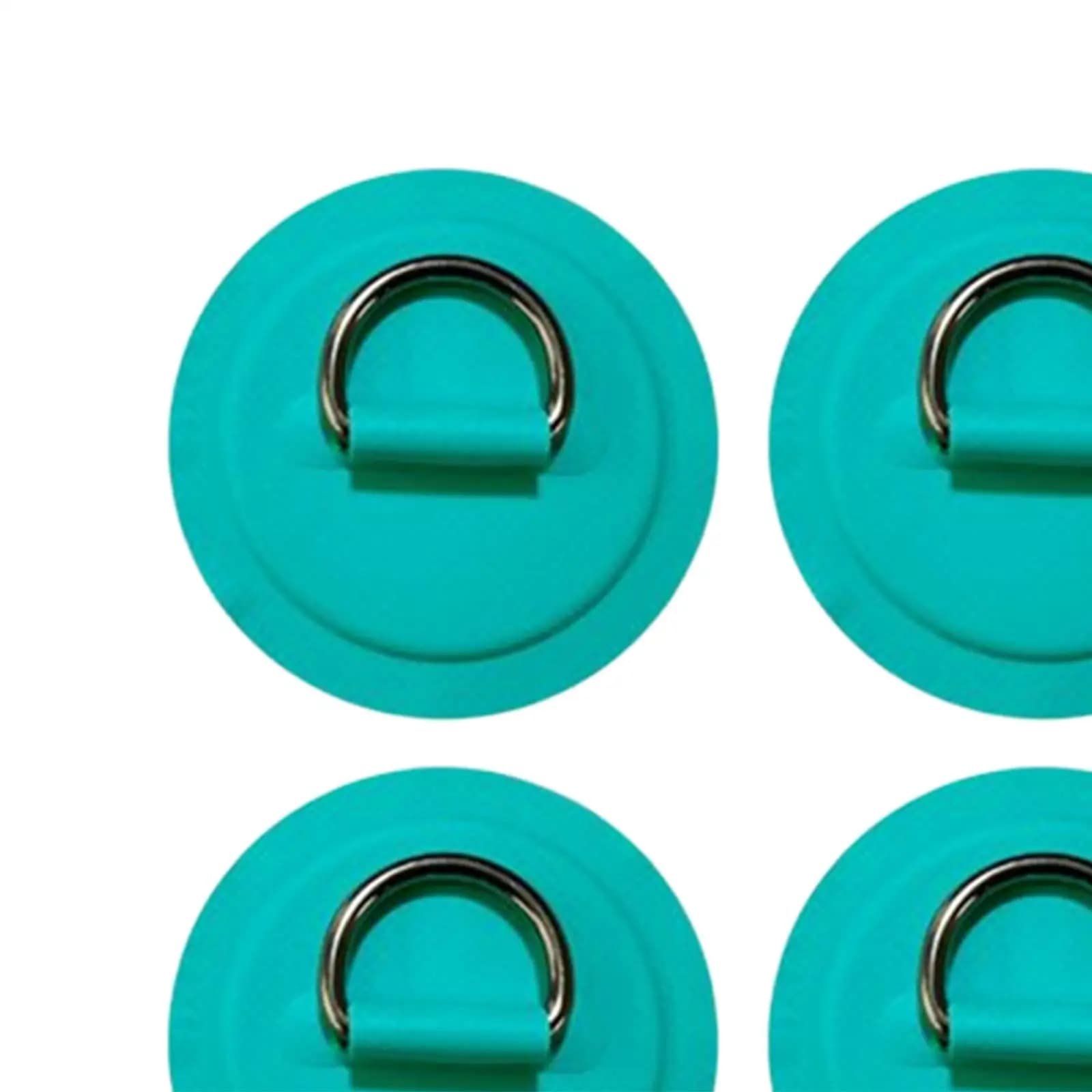 D Rings Patch Nylon 8cm Deck Anchor Tie Strap Pad for Inflatable Boat Canoe Surfboard Paddle Board