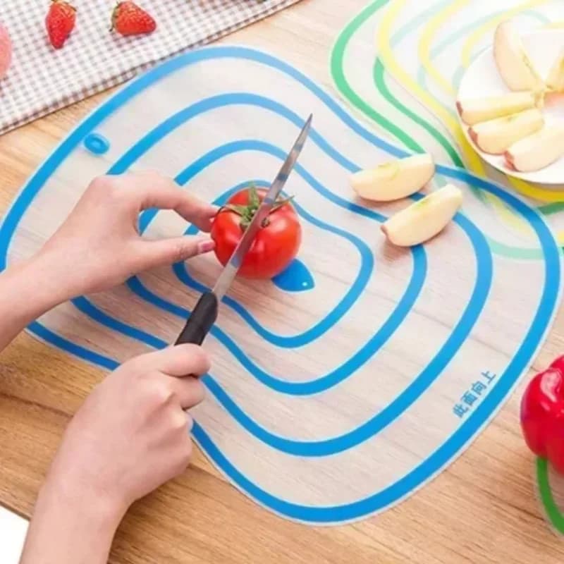 Vendita calda tagliere da cucina tagliere antiscivolo antibatterico smerigliato gadget da cucina in plastica strumento frutta verdura carne