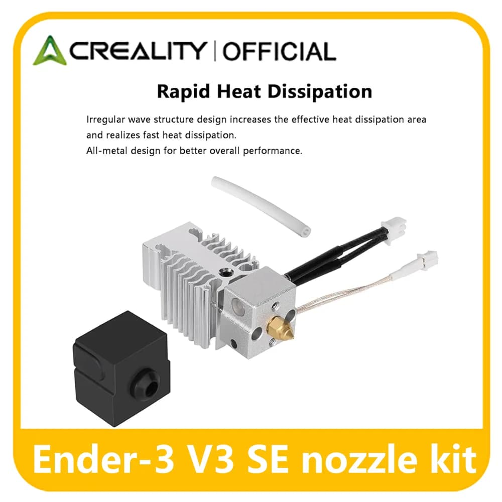 Creality Ender-3 V3 SE Nozzle Kit Aluminum Radiator Heater Lock High Accuracy Thermal Detector 3D Printer Accessories