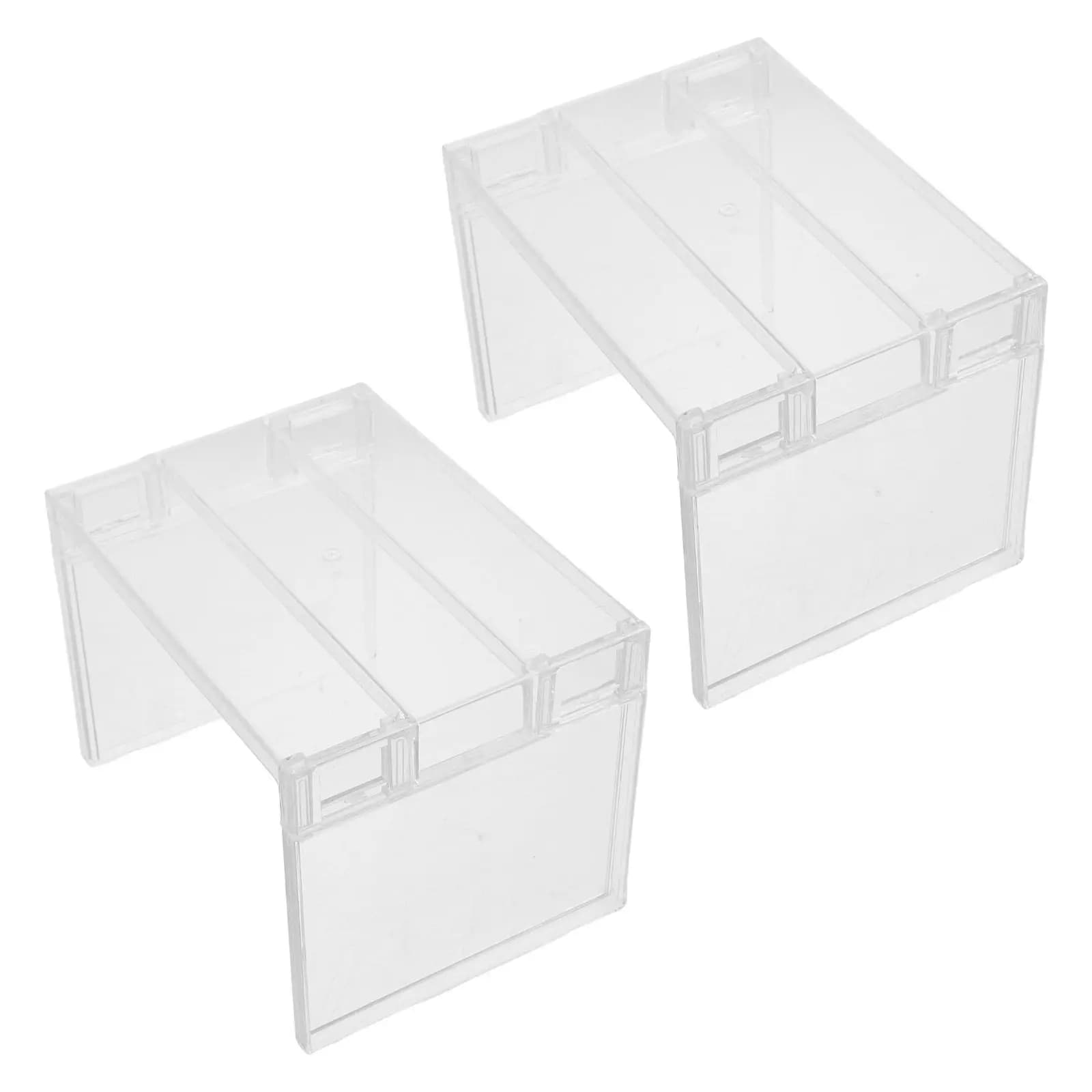 2Pcs Refrigerator Organizer Shelf Clear Freezer Shelves Removable Dividers Maximizing Space for Dorm Kitchen Pantry Storage Rack