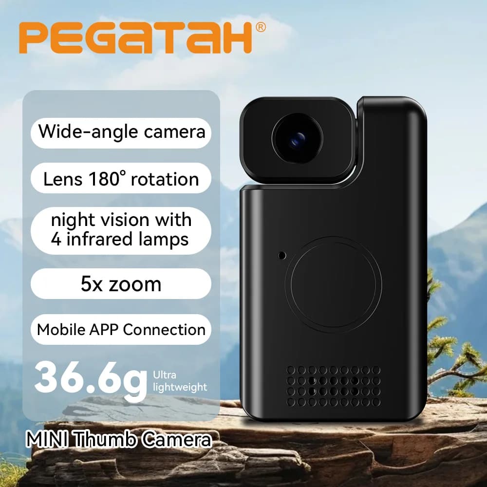 Mini Telecamera Bluetooth WiFi con Angolo Ampio e Visione Notturna, Telecamera di Sicurezza IP CCTV per Interni ed Esterni, Monitor per Casa, Animali Domestici e Bambini