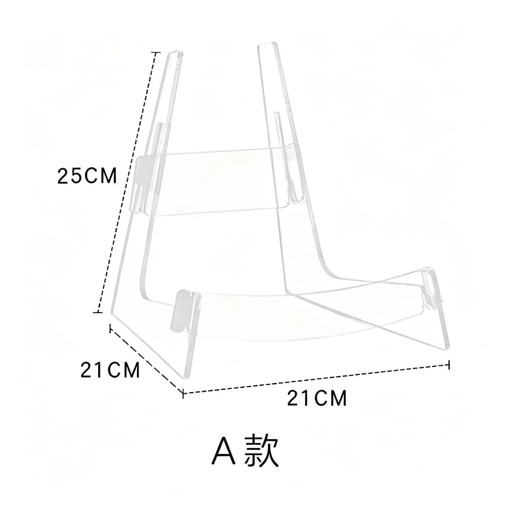 Transparent Guitar Stand for Guitars Ukuleles Violins Stable Display Stand with Polished Edges 8.27 x 8.27 x 9.84 inches