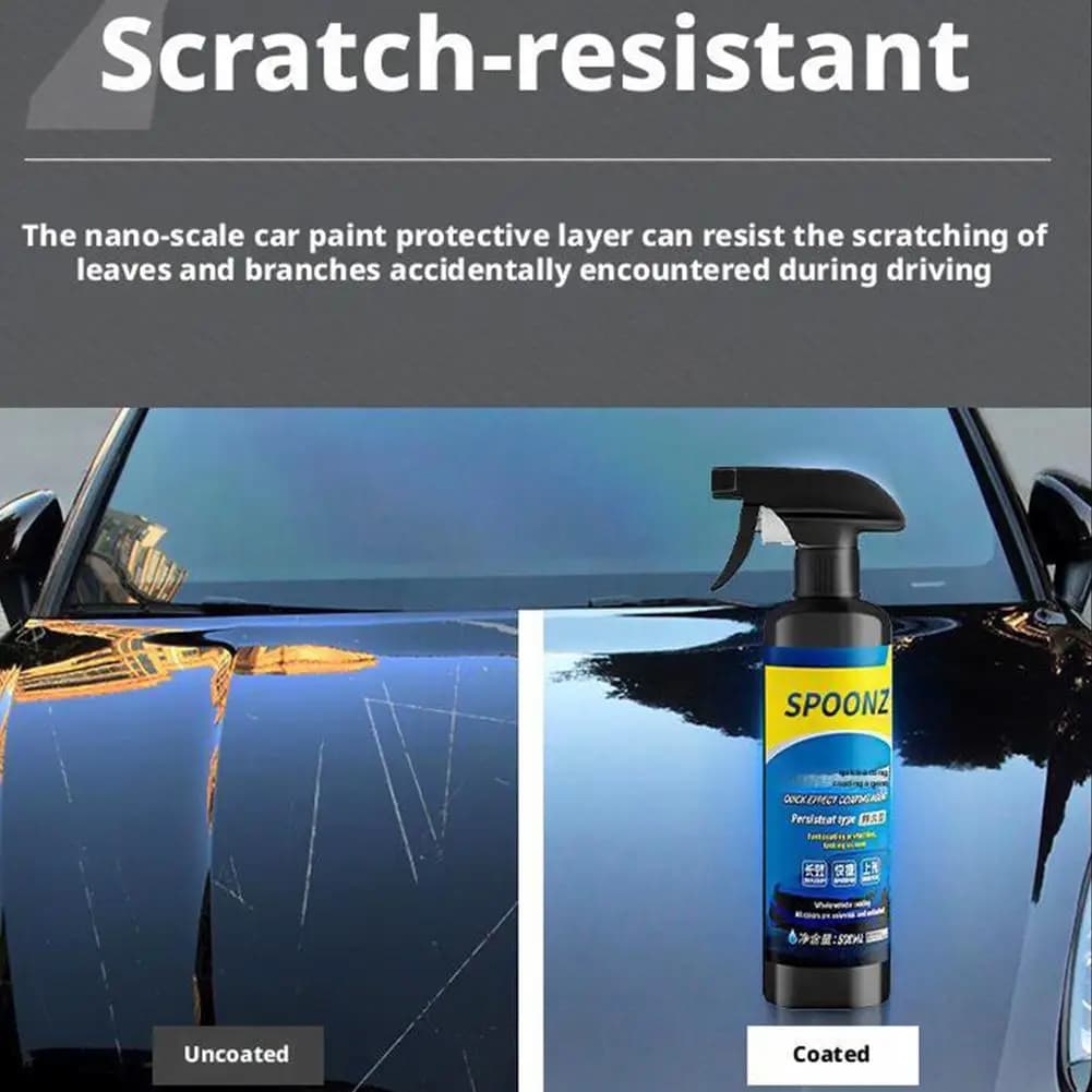 Rivestimento per auto Spray Agente di rivestimento ad effetto rapido Quickly Waterless Scratch Polish Wash Car Oil Coat Cleaner Emulsione di vetro Cera Y8A7