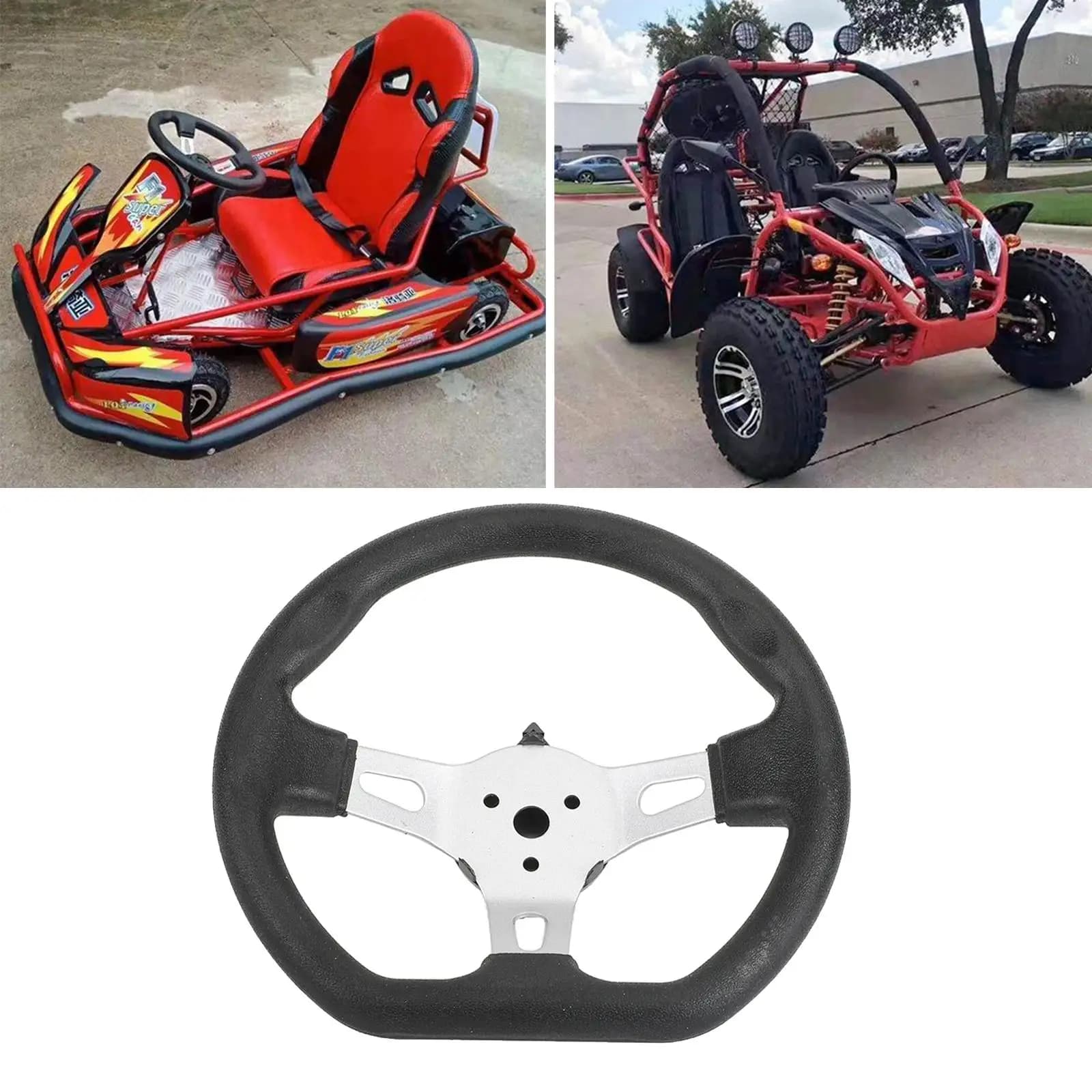 Gokart wheel 270 mm with wheel cover Spare parts for durable and wear-resistant karts for Go-Kart accessories