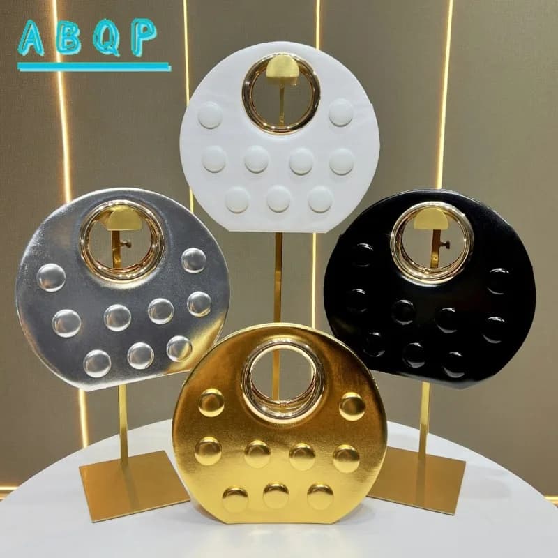Dinner Clutch Round Dinner Party Women's Handbag Luxury Brand Personality Fashion Women's Shoulder Crossbody Bag High Quality