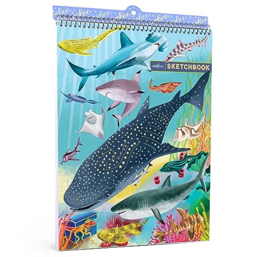 Spiral Bound Blank Sketchbook - 60 Pages, 140 GSM/95 LB Paper, 8.5x11, Eco-Friendly, Art Supplies