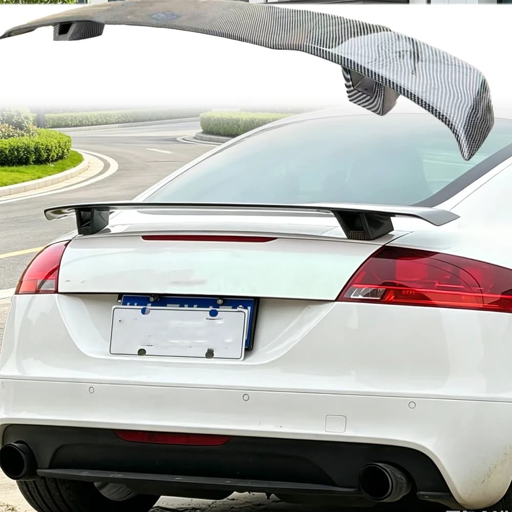 Suitable for Audi TT TTS TTRS MK2 high-quality carbon fiber exterior accessories rear diffuser spoiler MK model rear spoiler