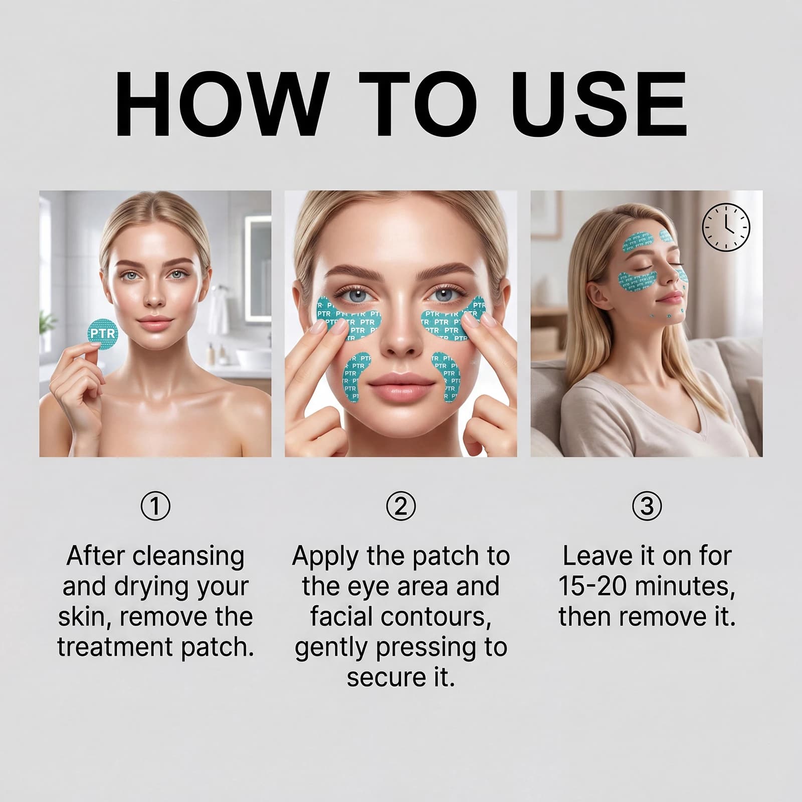 Collagen Peptide Face Eye Mask Reduce Skin Wrinkles Fine Lines Nourish Elastic Skin Firming Up Daily Eye Mask Care Maintenance