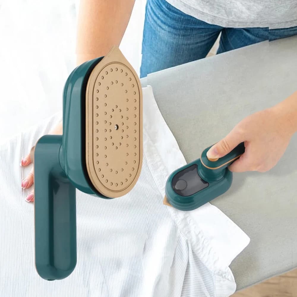 Mini ferro da stiro portatile indumento a vapore ferro antiaderente piastra in ceramica supporto asciutto bagnato stiratura Micro ferro macchina pressa di calore