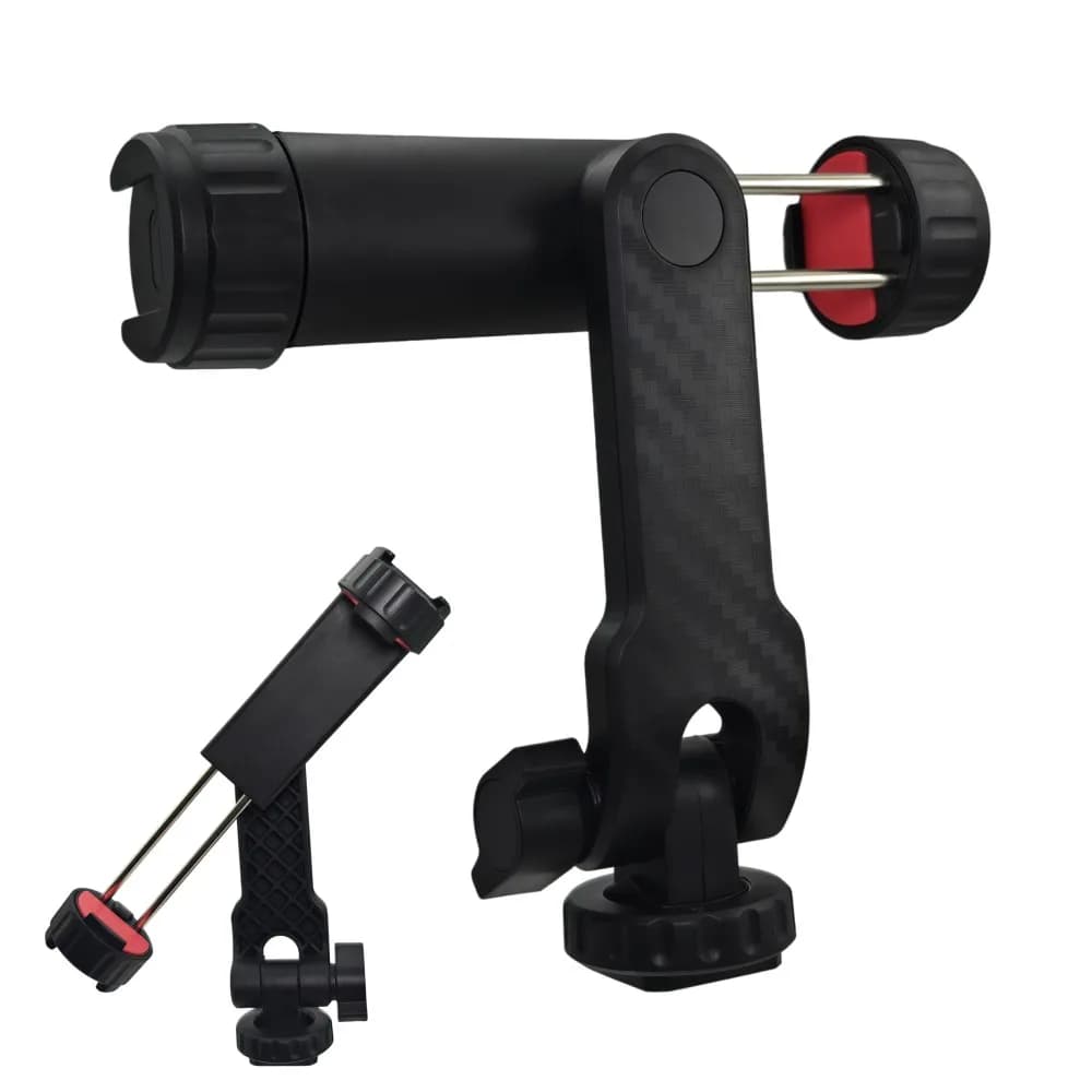 360° Universal Tripod Mount Mobile Phone Clip Holder Trepied for iPhone 1/4" Screw With 2 Cold Shoe Statyw Na Telefon