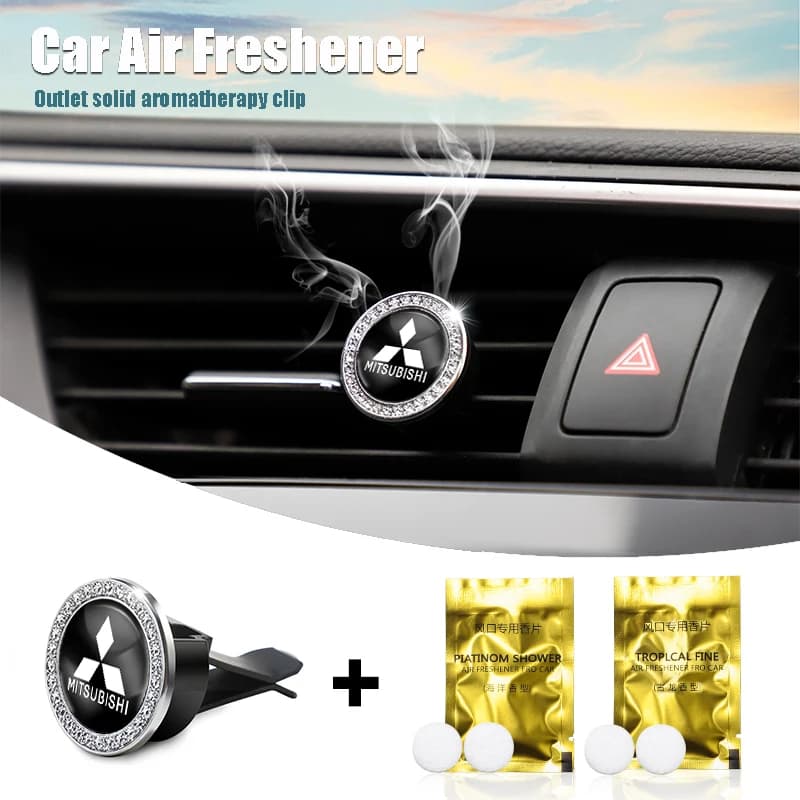 1 pc Exit Air Aromatherapy Clip Auto Perfume Solid Deodorant For Mitsubishi Lancer Mirage ASX Pajero Ralliart Outlander Jinxuan