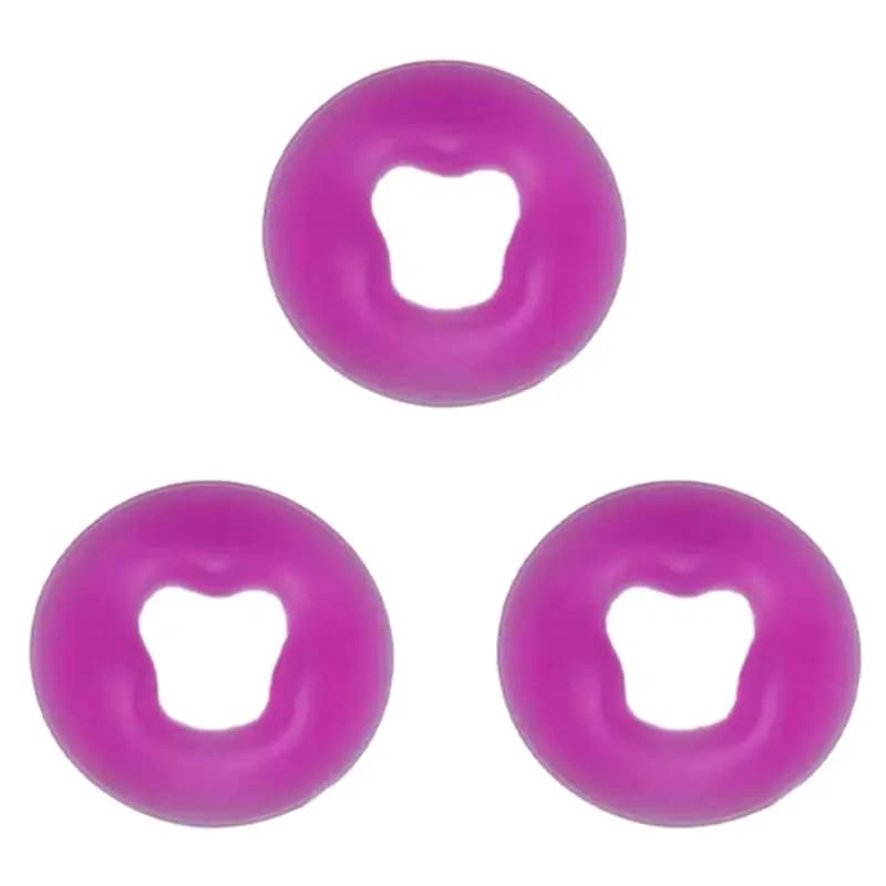 Cuscino Massaggiante Morbido ABUH-3X per Salone e SPA, Supporto Viso in Silicone, Cuscino Relax per Trattamenti di Bellezza, Viola