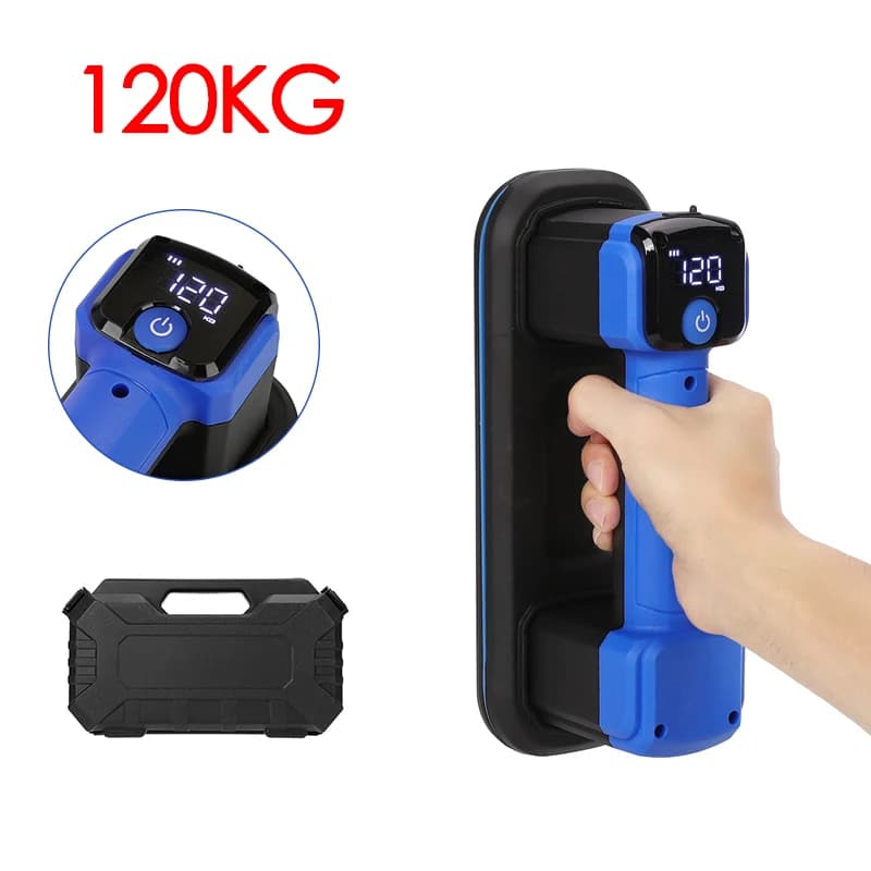 Narrow Strip Electric Vacuum Suction Cup 120KG Load Vacuum Lifter 2400mAh Rechargeable Heavy-Duty Construction Handling Tool