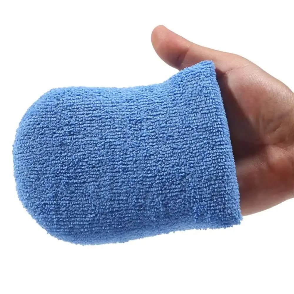 2 PCS Soft Car Waxing Sponge Microfiber U Shape Car Polishing Sponge Foam Applicator Pad Car Wax Applicator Mitts