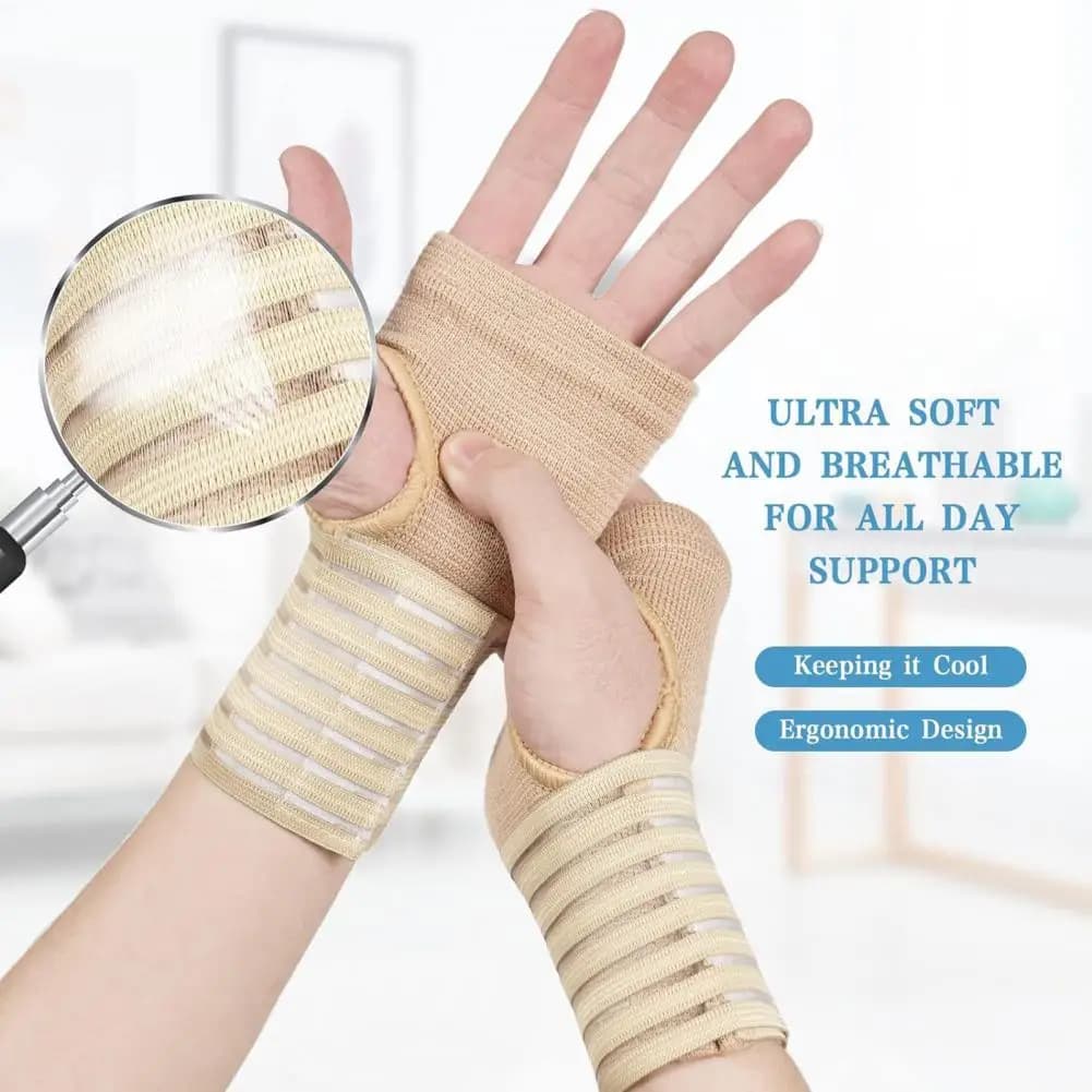 17 centimetri Palm Brace Polso Supporto Maniche Sport Fitness Compressione Polso Brace Guanto Per Il Polso Tunnel Carpale Artrite Tendinite