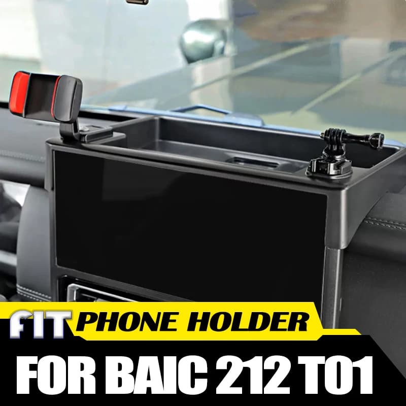 Support for Auto Phone Compatible with BAIC 212 T01 2024 2025 2026, Sports Camera Fixing accessory on Auto Central Console Modified