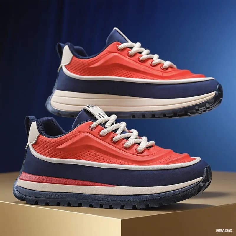 Casual Sneaker Round Toe Men's Sneakers Sports and Leisure Shoes for Men Soft and Comfortable Loafers Wear-resistant Non-Slip