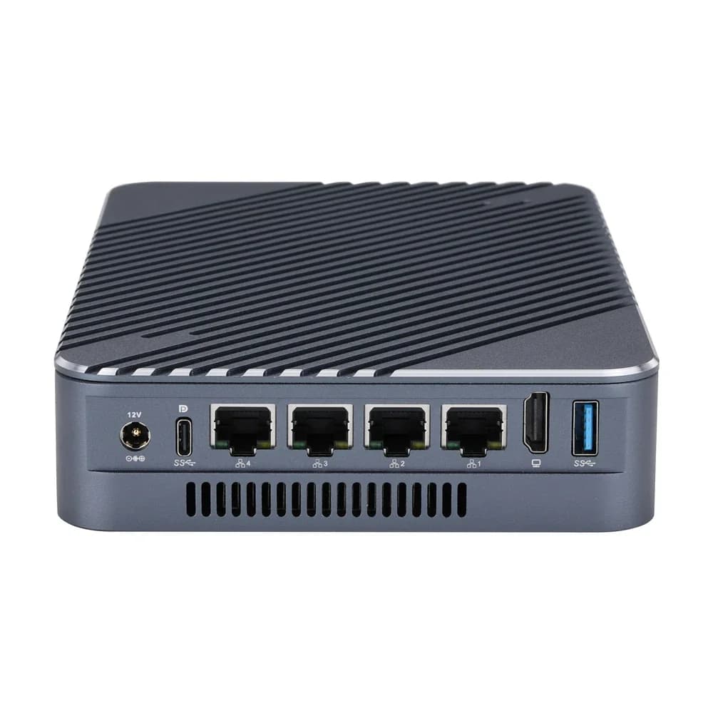 Qotom NAS Storage 4 X 2,5 Gigabit LAN Mini PC FirewallServer 4 X M.2 SSD NAS Server di archiviazione