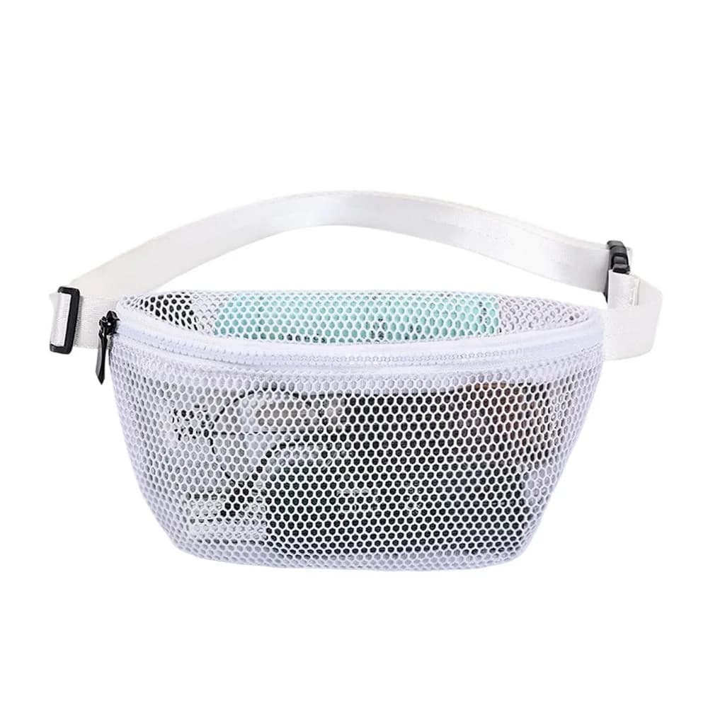 Nylon Sport Chest Bag Multi Pockets Large Capacity Waist Fanny Pack Casual Lightweight Outdoor Sling Bag Daily Travel