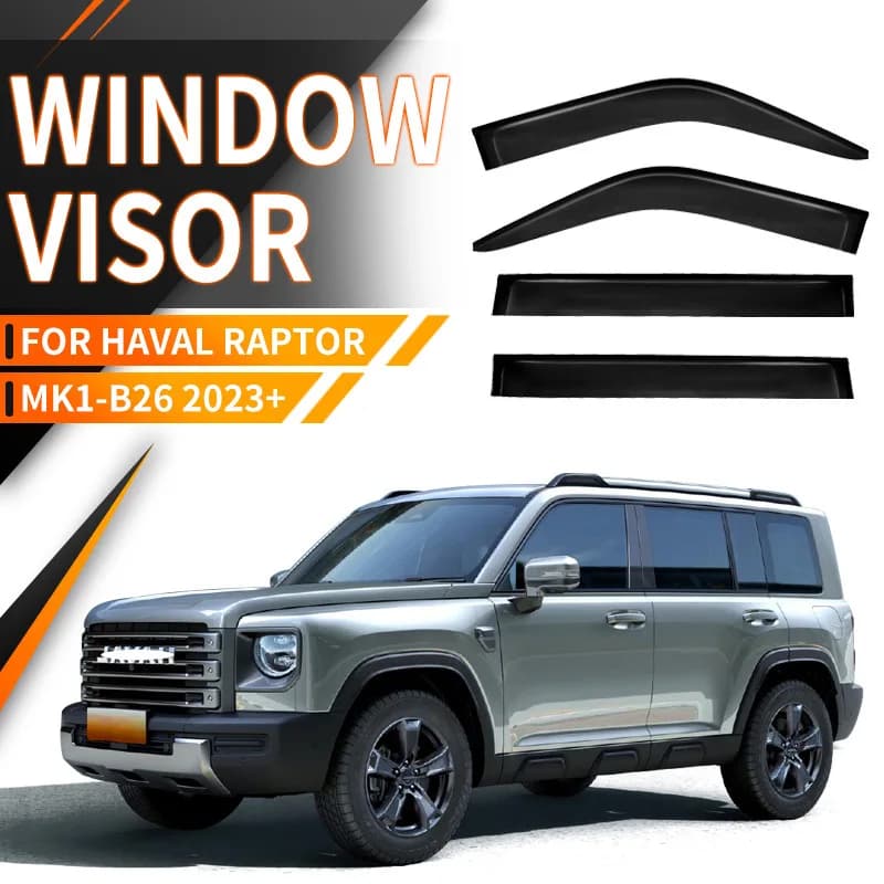 Per HAVAL Raptor 2023 + Finestra di Automobile Visiera Tenda Shelter Parabrezza Finestrino Laterale Pioggia Parasole Accessori Auto Car Styling