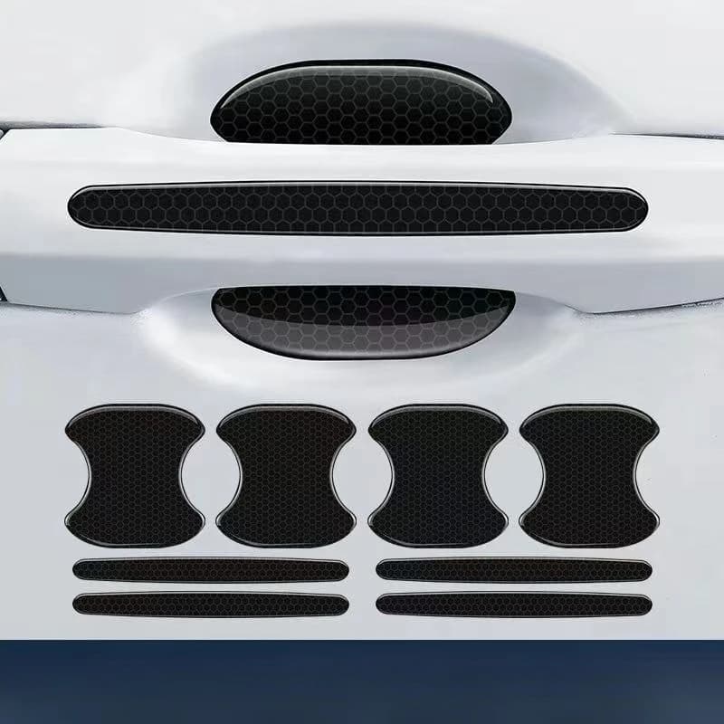 4/8PC Car Door Handle Protector Stickers Scratch Proof Anti Collision Door Edge Guard Film Auto Exterior Protection Accessories