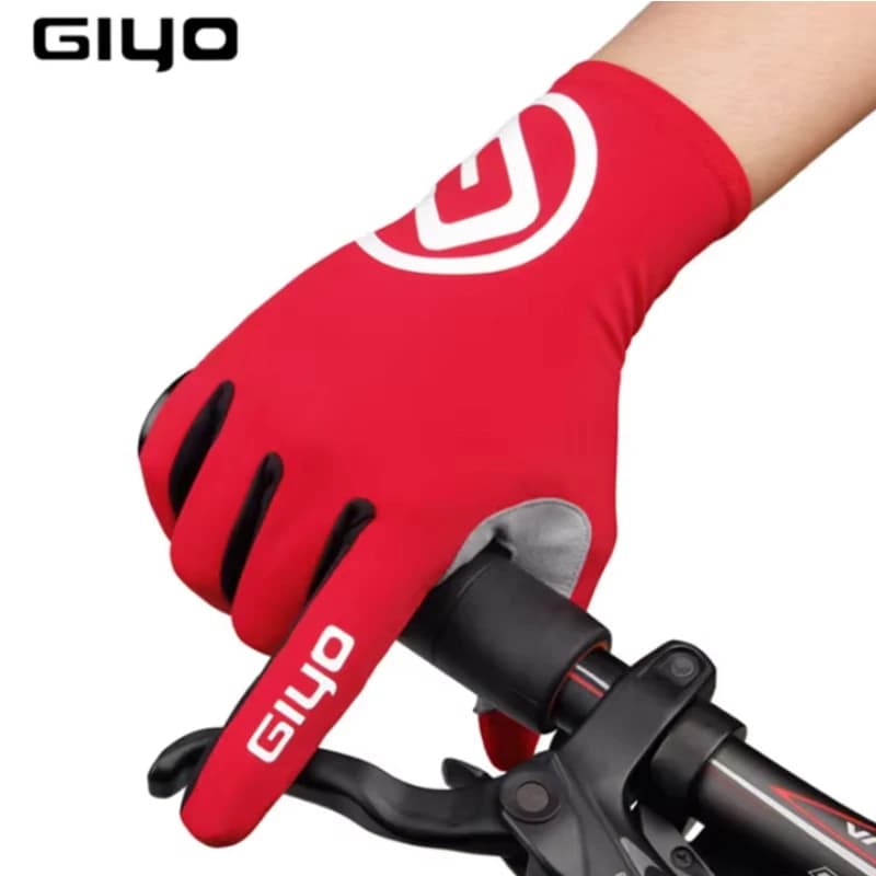 GIYO Touch Screen Long fingers half fingers Sports Cycling Gloves in Ice MTB Road Bike Riding Woman Man Cycling Gloves