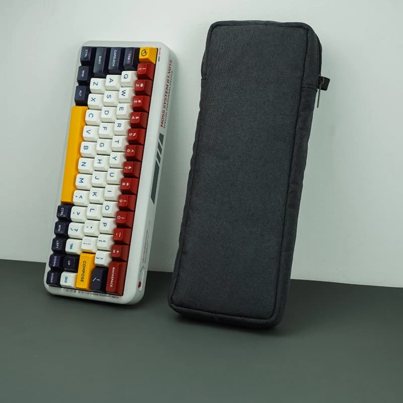 Keyboard case suitable for keyboards 61/68/75/87% natural size Mouse holders Travel box