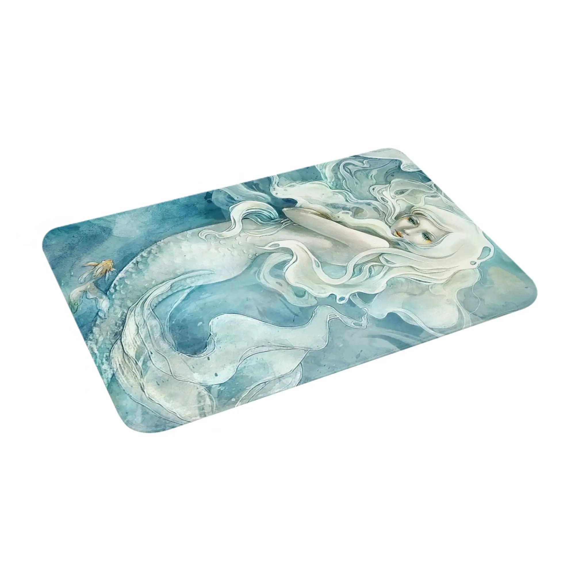 Mermaid Non-slip Doormat Floor Mat Dust-proo Carpet Rug for Kitchen Entrance Home Living room Footpad Mats