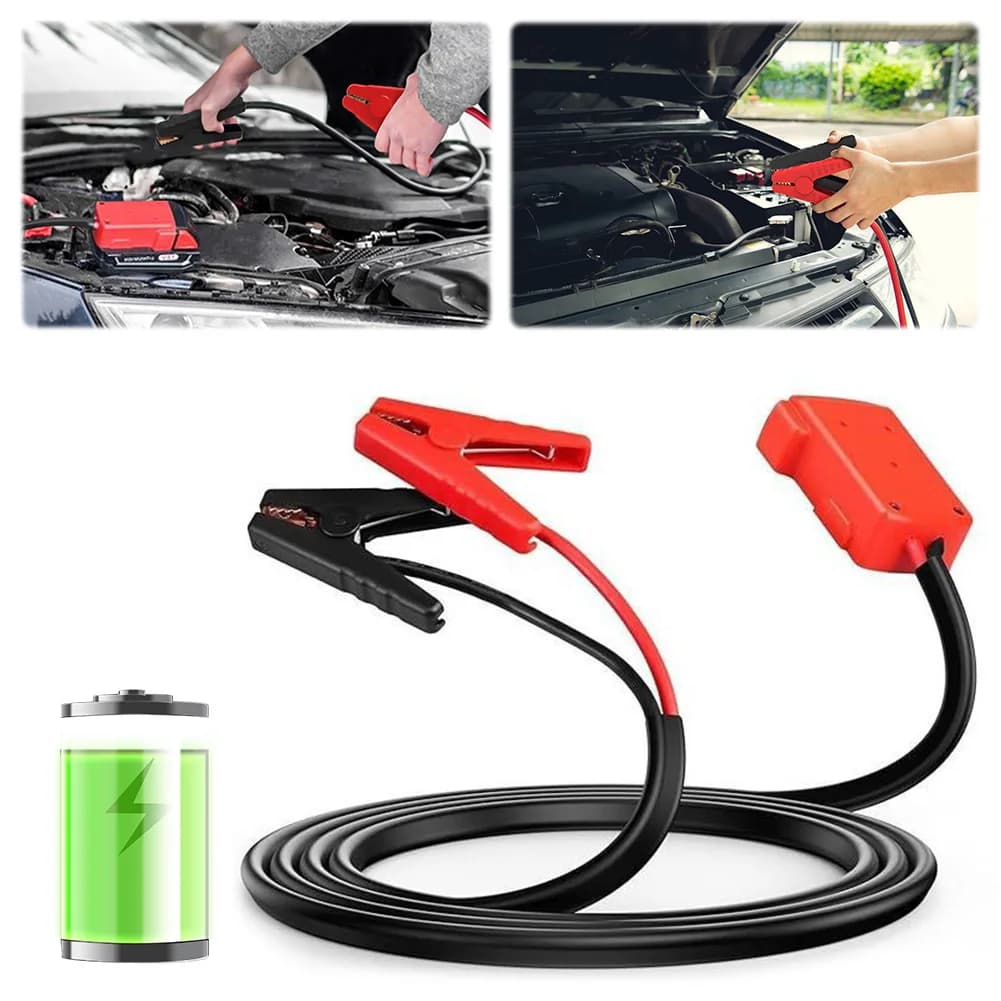 Morsetti per Cavi di Avviamento 18V, Cavi di Avviamento per Auto, Cavi di Avviamento per Batteria M18 18V