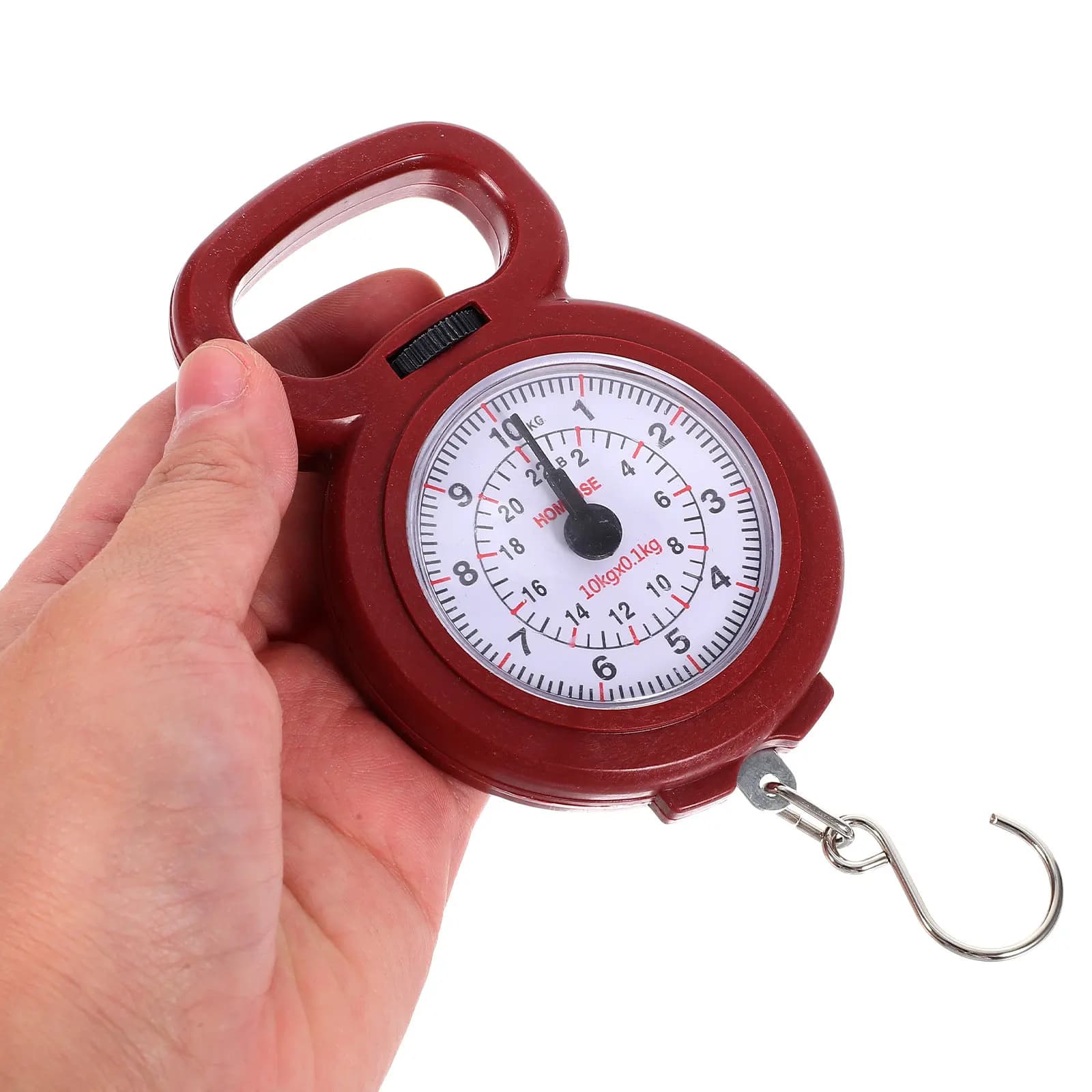 10Kg Handheld Hanging Scale Lightweight Compact Digital Luggage Scale High Precision Portable Weight Measuring Tool for Travel