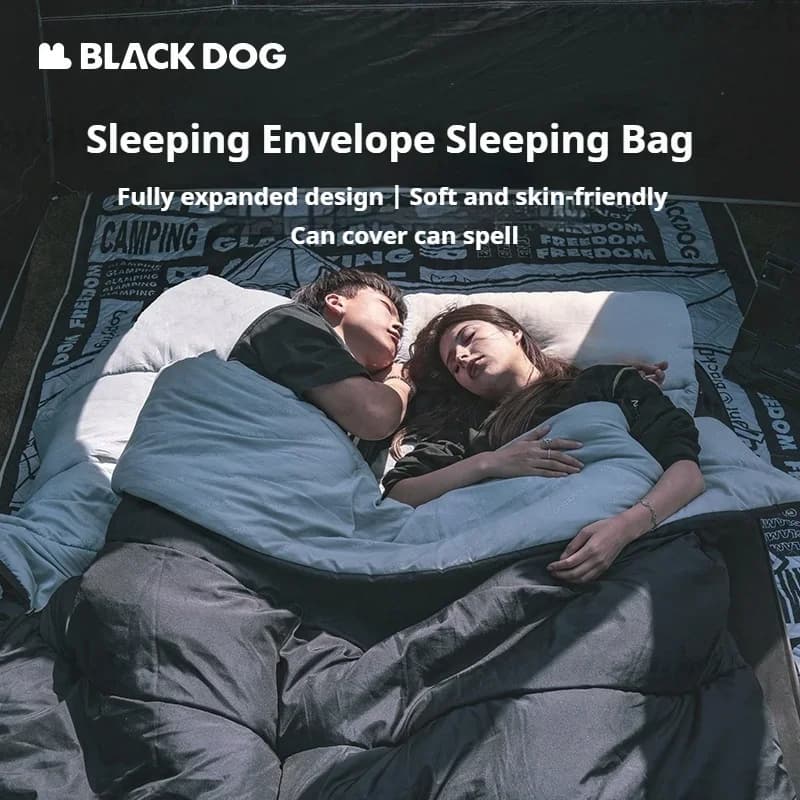 Outdoor camping bag sleeping bag wild tent for adults spring and autumn warm portable cotton