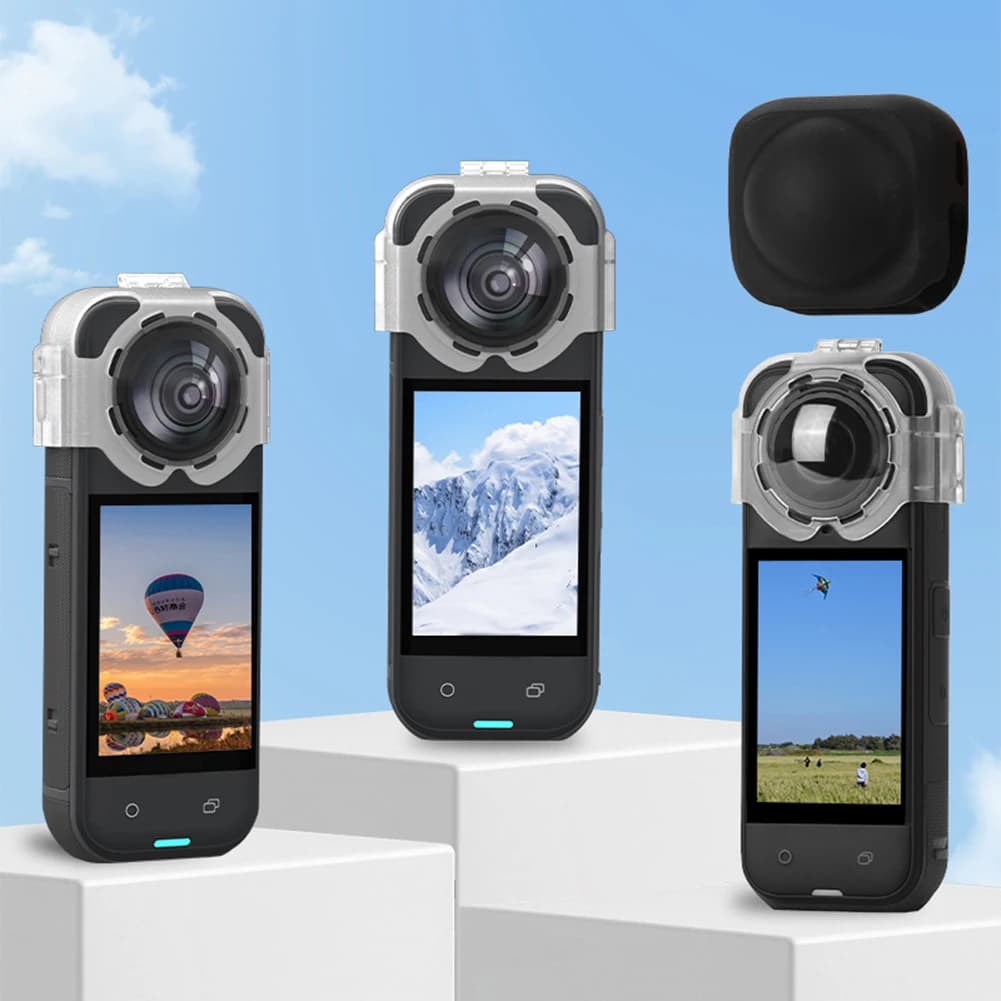 For X5 Action Camera Lens Guard Wear Resist PC Lens Guard Lightweight Seamless Plastic Lens Cover Camera Accessories
