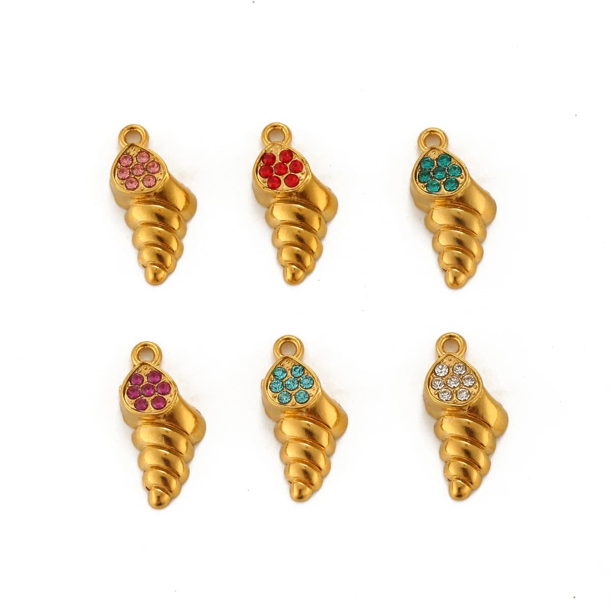 2Pcs Stainless Steel Summer Mediterranean Theme Charms For DIY Necklace Bracelet Earrings Jewelry Making Accessories Wholesale