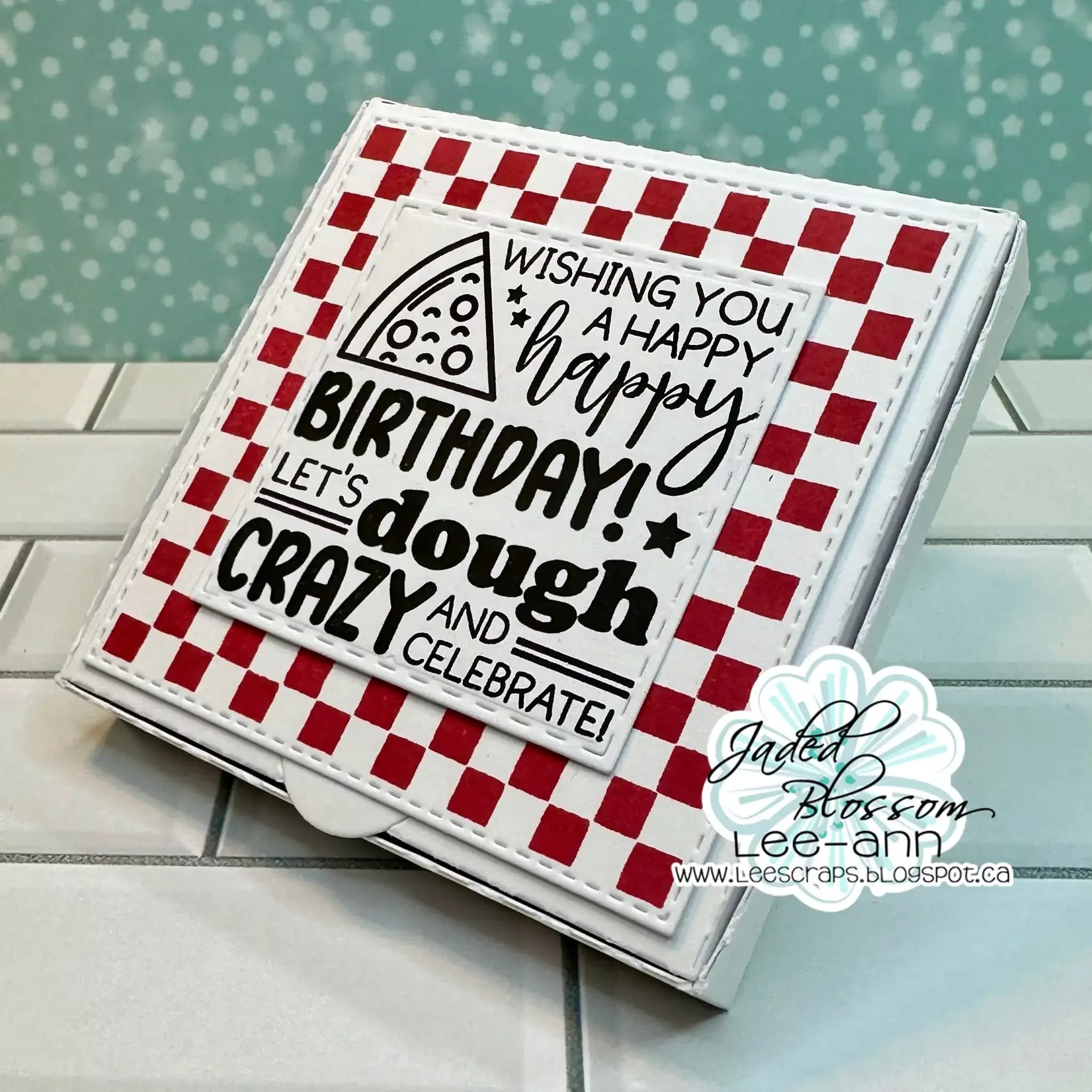 Pizza Box Build a Booth Pizza Party Metal Cutting Dies Clear Stamps Stencil January 2026 New for DIY Scrapbook Diary Template