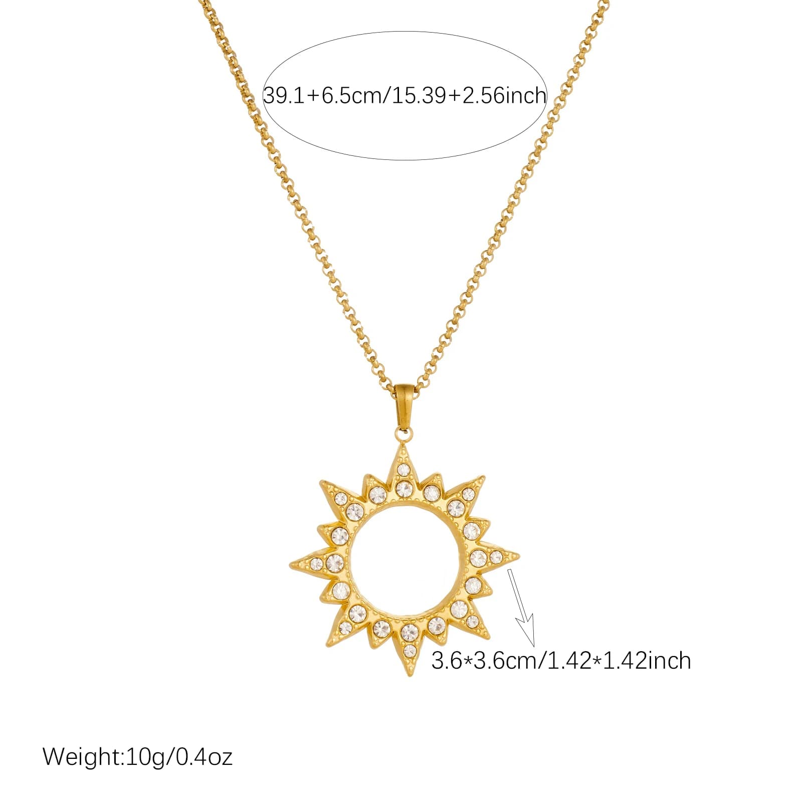 XIYANIKE 316L Stainless Steel Dreamcatcher Evil Eye Pendant Necklace | Gold Trendy Party Jewelry & Delicate Gift for Women
