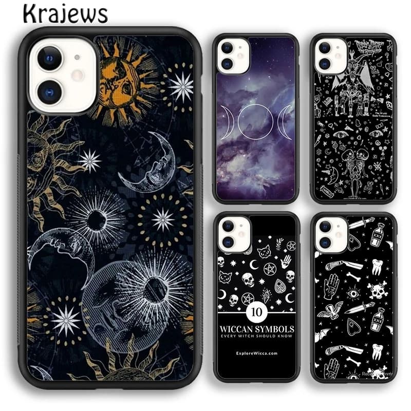 Krajews MAGIC Witchy Witchy Sorcery Cover per iPhone 17 Air 16 15 14 Plus 12 13 Pro Max