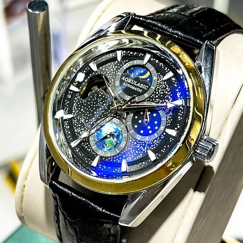 High-End and Elegant Men Mechanical Watch Waterproof Automatic Luminous Sport Business Luxury High Aesthetic Appeal Wristwatches