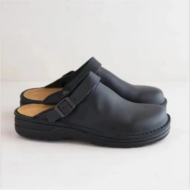 Sandali casual con tacco alto da uomo Pantofole Abbigliamento da esterno Cinturino a T Suola in gomma PU Tomaia comoda Slip-On Estate oes